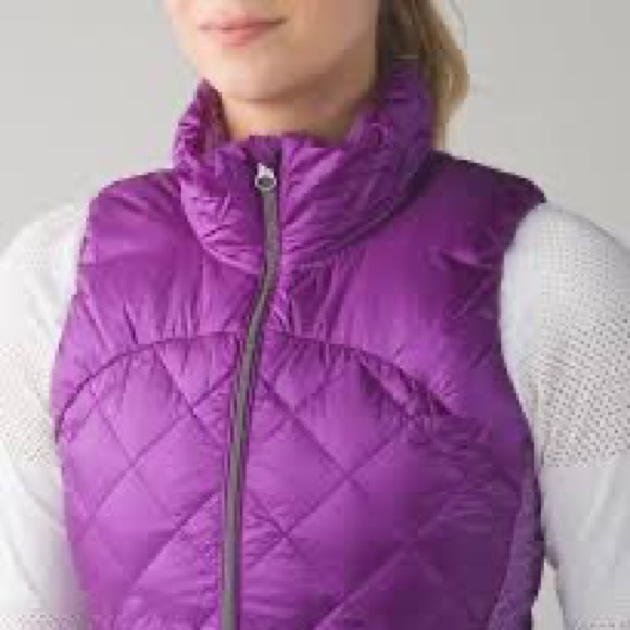Lululemon Down for a Run Vest Tender Violet - Picture 2 of 8